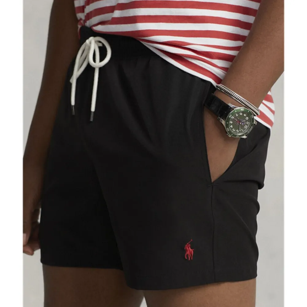 Polo Ralph Lauren 5. 75-Inch Traveler Classic Swim Trunk Polo black Clearance