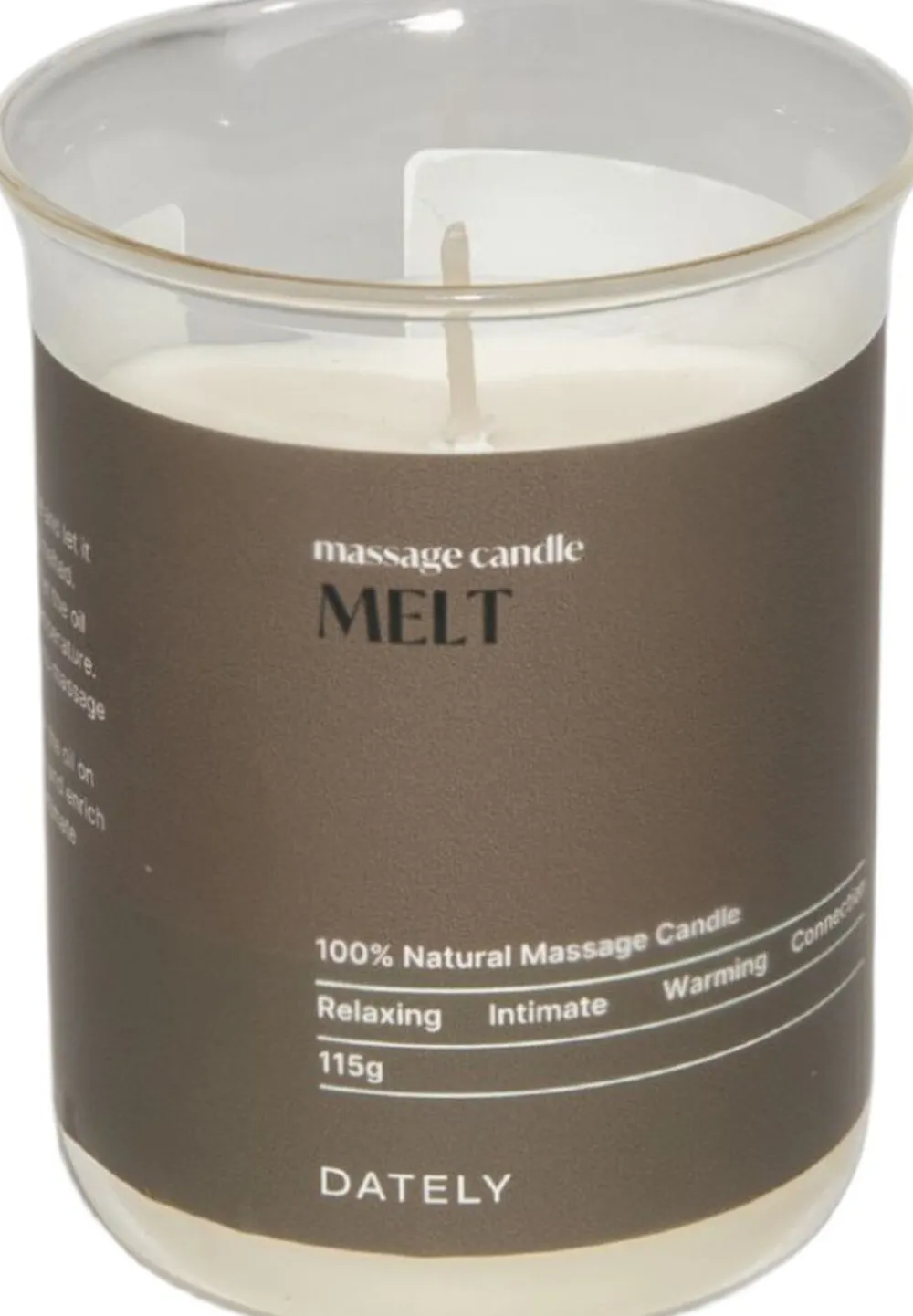 Dately 100% naturligt massagelys Hot