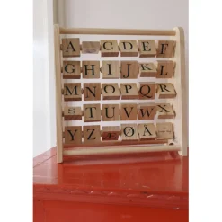 Børn Konges Sløjd ABC WOODEN BLOCK FRAME