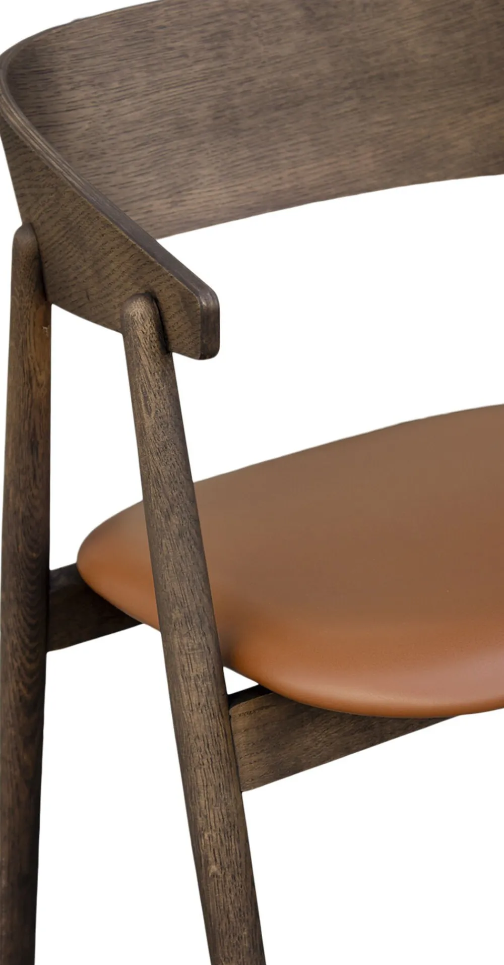 Andersen - Furniture AC2 armchair, Smoked oak, Leather Cognac