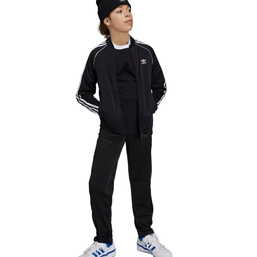 adidas Adicolor SST Full Zip Sweatshirt Sort Online
