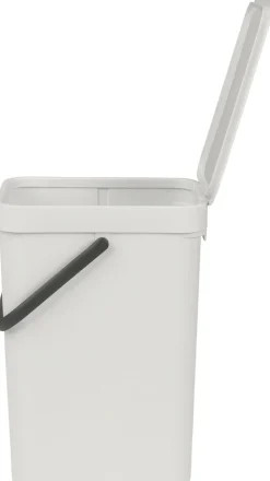 Brabantia Affaldsspand m/låg sort.kon. 12 ltr