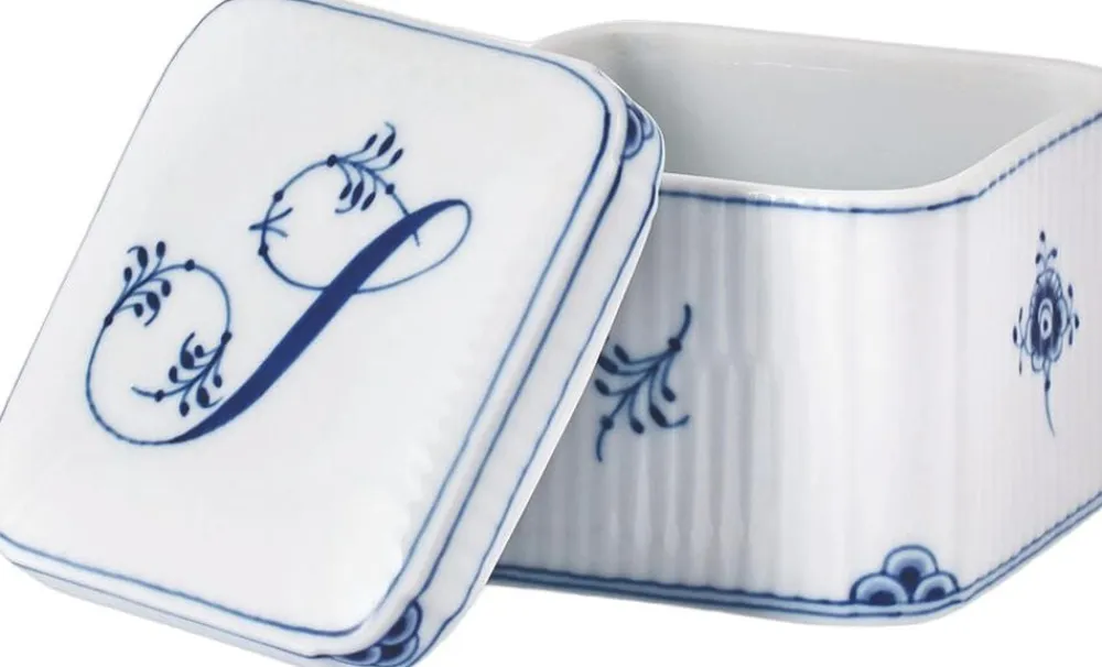 Royal Copenhagen Alfabet bonbonniere, S, 13 cl