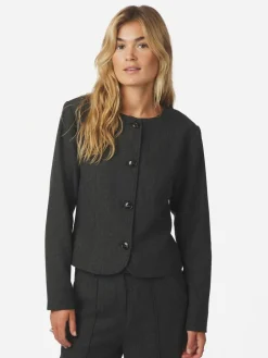 Neo Noir Amanda Herringbone Jacket Antracit New