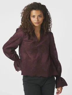 Dame Neo Noir Amara Big Embroidery Blouse