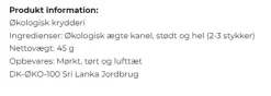 Ananda's kanel, hel&stødt>Mill & Mortar Discount
