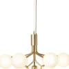 Nuura Apiales 9, brushed brass / opal