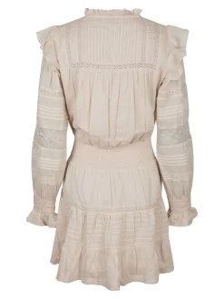 Neo Noir Aran S voile Dress Ivory Clearance