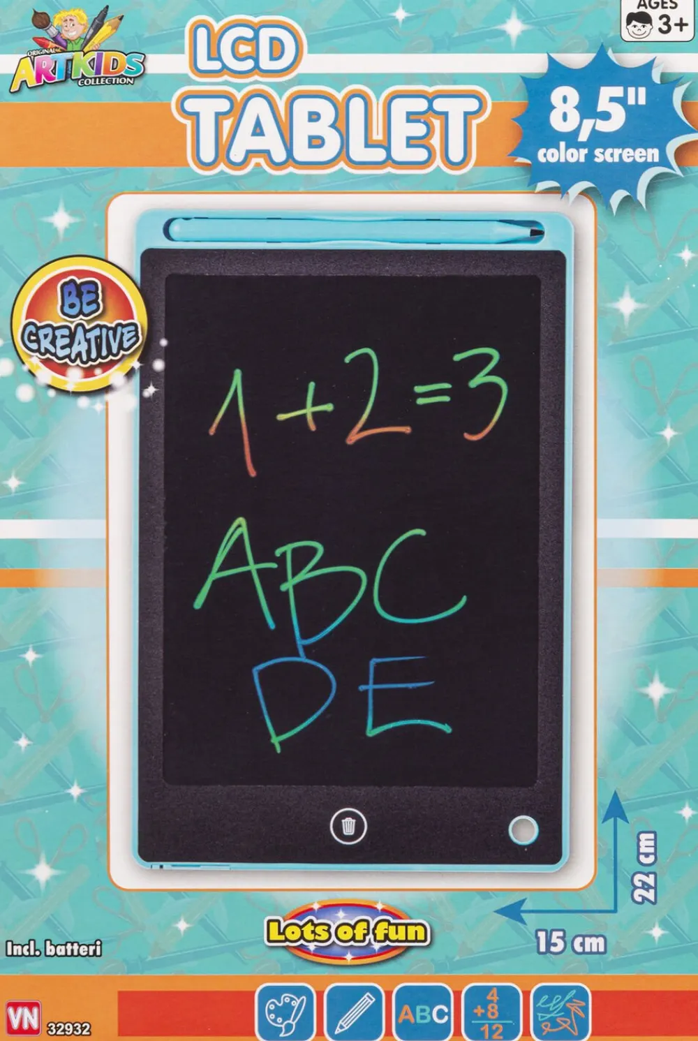 ARTKIDS ARTK LCD TEGNETAVLE 21cm Best