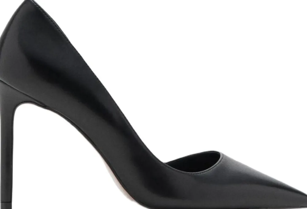 MANGO Asymmetrical heeled shoes Black Best