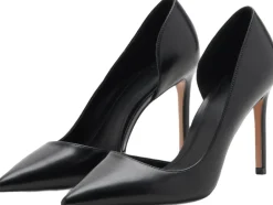MANGO Asymmetrical heeled shoes Black Best