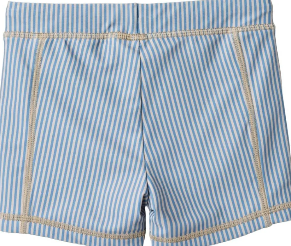 Wheat Badeshorts Ulrik Blue swim stripe Clearance