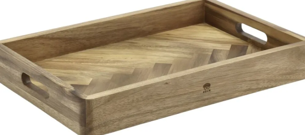 Bakke Sildeben 45,7 x 30,5 x 6,3 cm Akacietræ>Holm Online