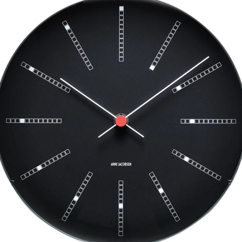 Arne Jacobsen Clocks Bankers Vægur Ø29 sort