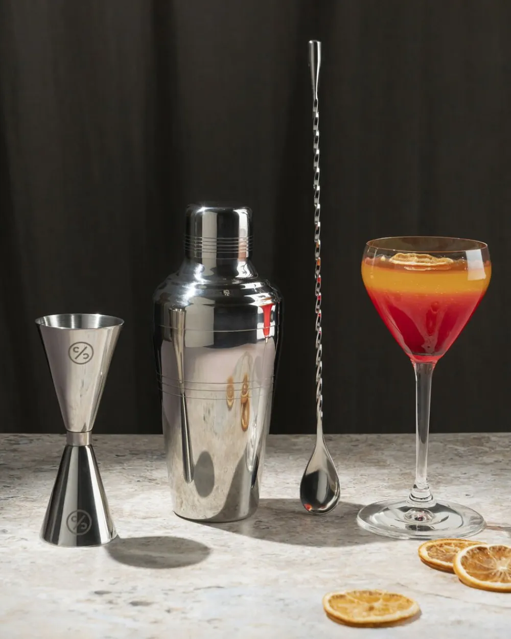 Cocktail Club Bar Kit Mini 3-del Shaker, Jigger, Pourer