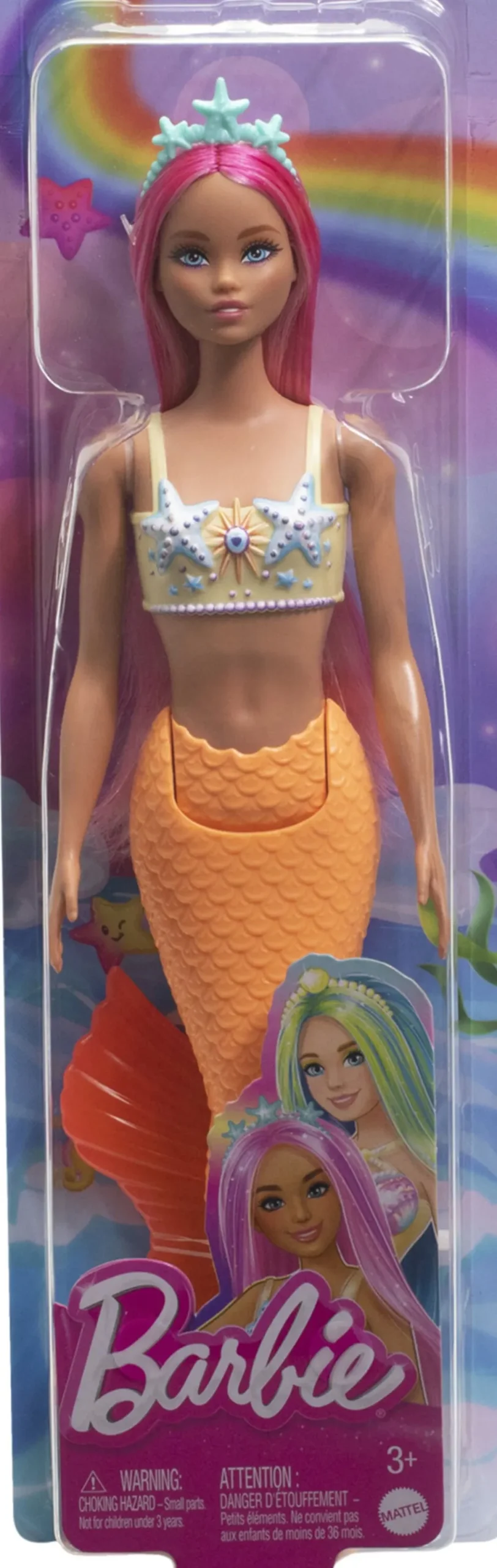 Mermaid Pink>Barbie Hot