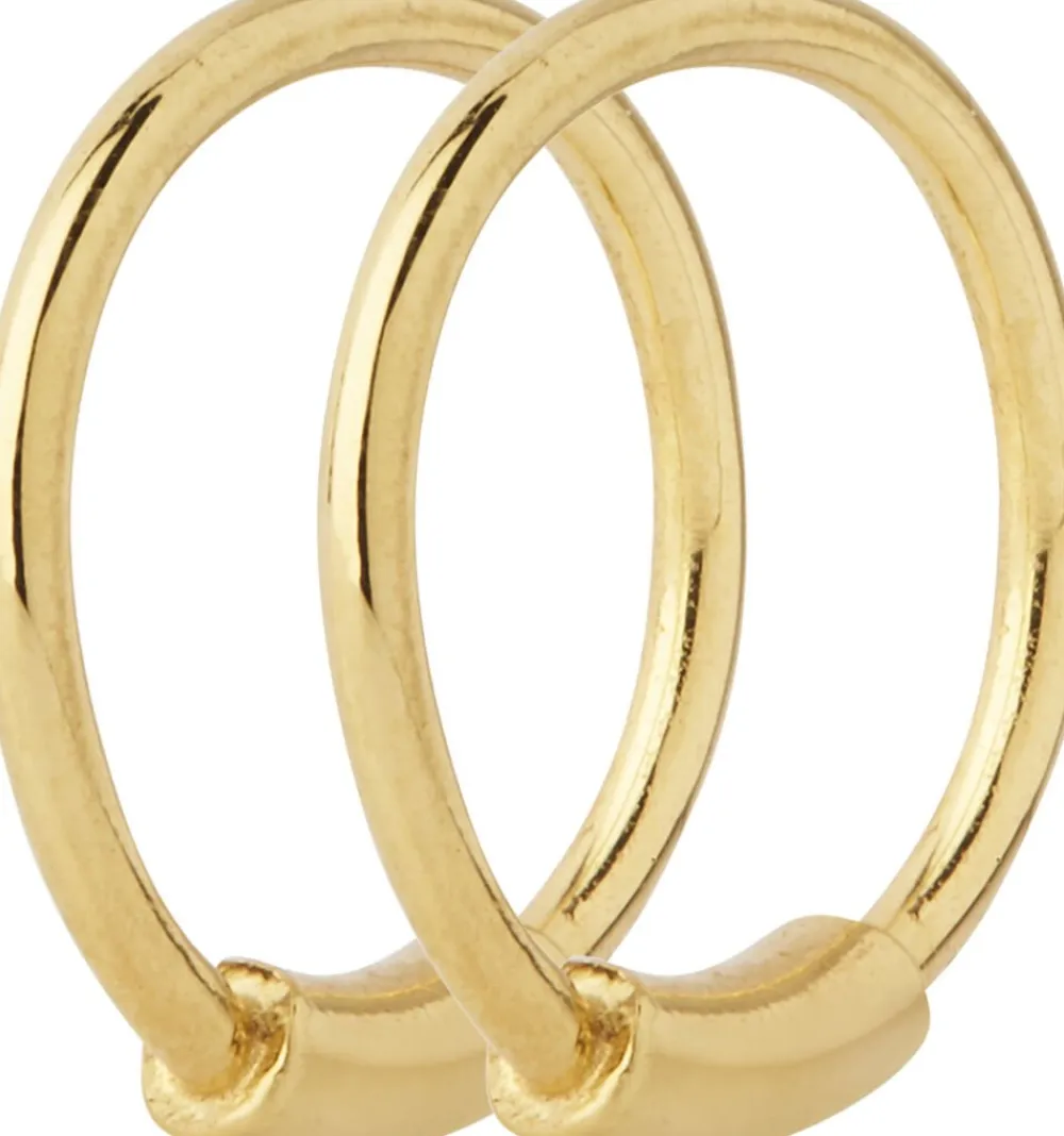 Dame Maria Black Basic Hoop