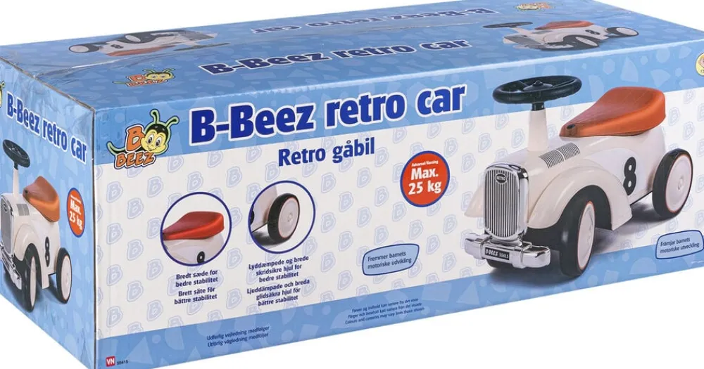 Børn B Beez B-BEEZ RETRO GÅ-BIL 12md