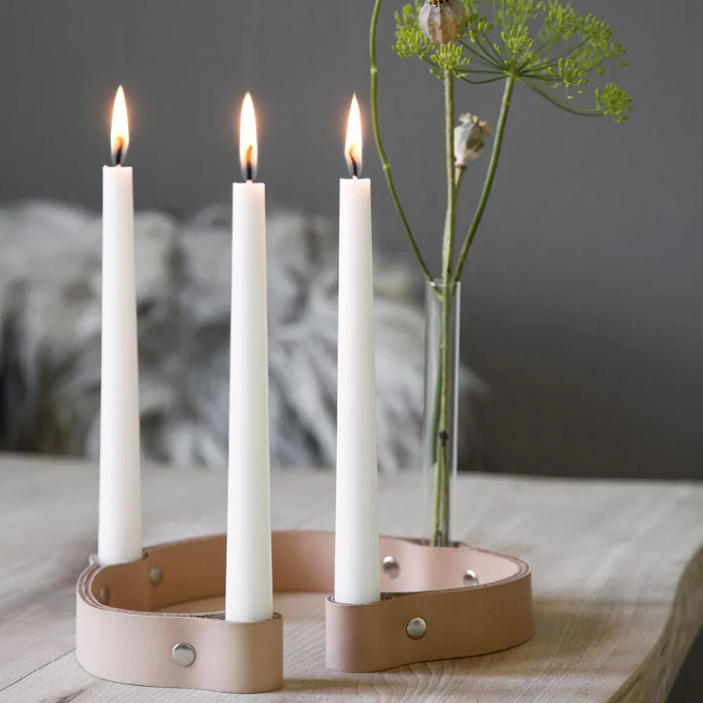 Ekta Living Belt 4 candles, Nature Sale