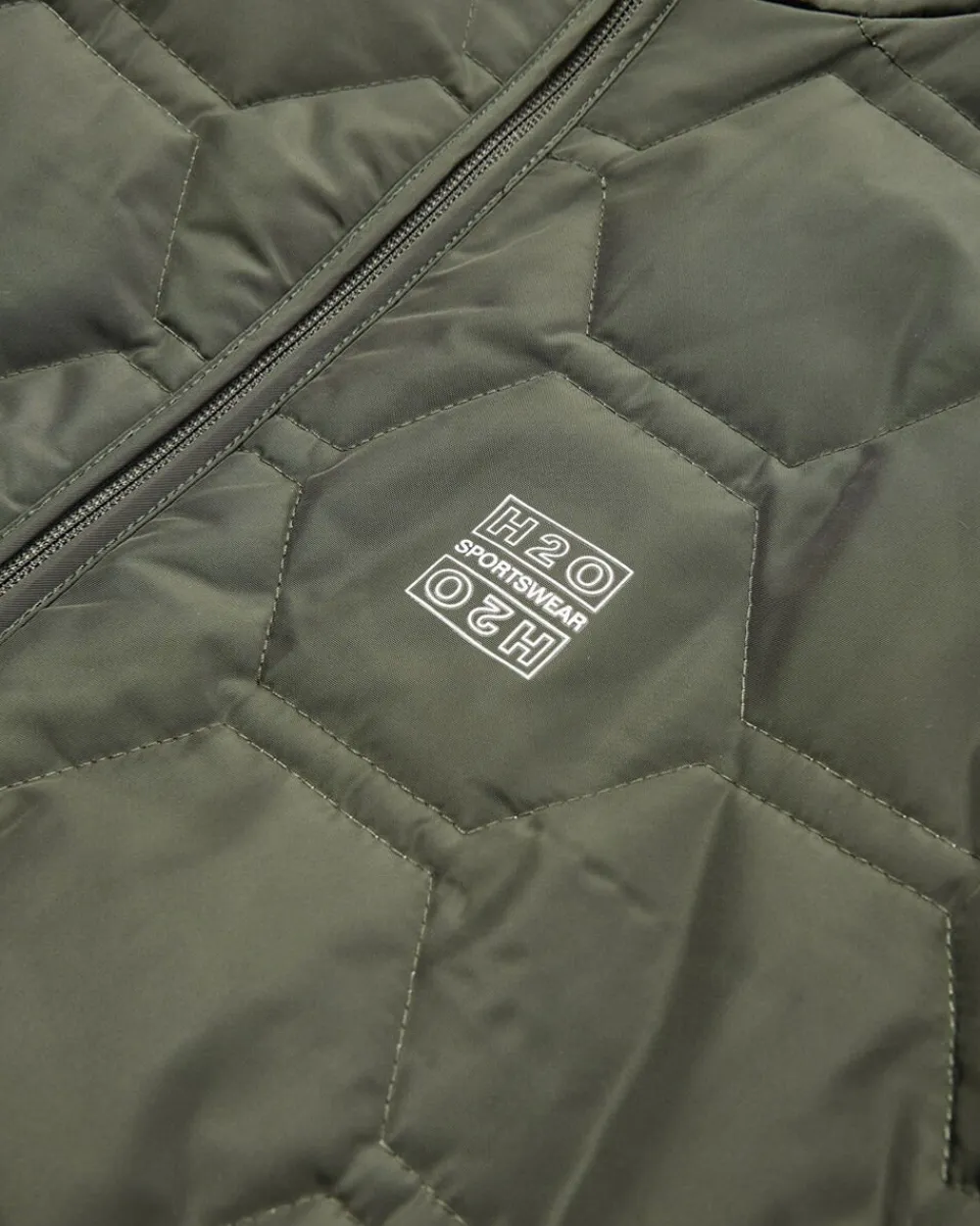 H2O Bågø Quilted jakke Grøn Online