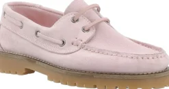 BIACAPRI Boat Shoe Suede>Bianco Clearance
