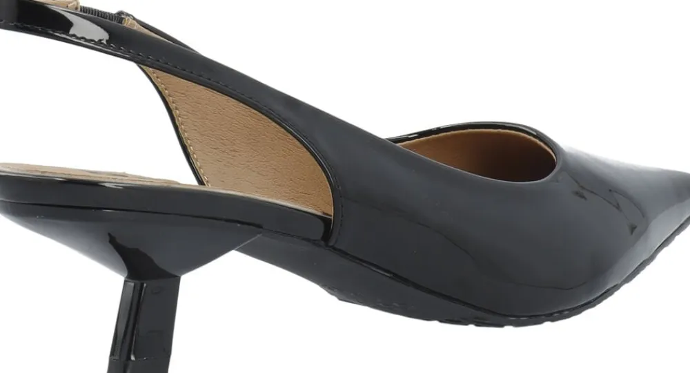 BIAKRISTIN Kitten Heel Slingback Patent>Bianco Best