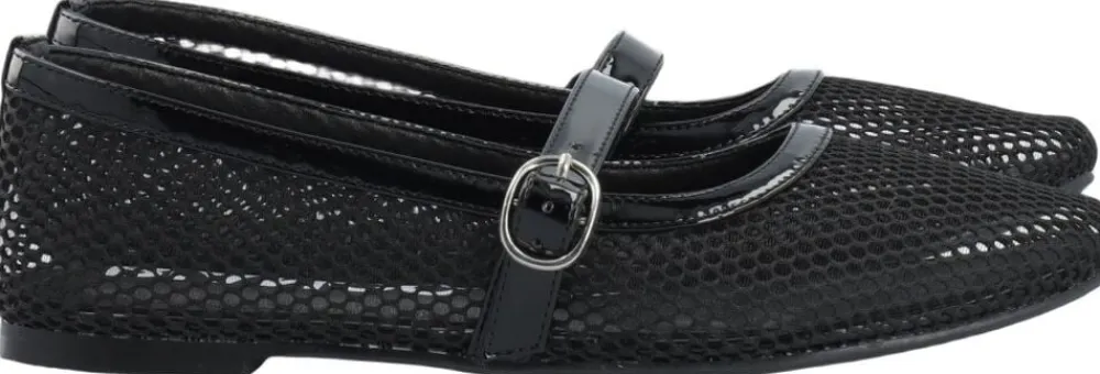 BIALILJA Mary Jane Mesh>Bianco Clearance