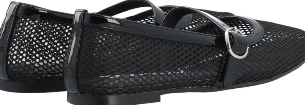 BIALILJA Mary Jane Mesh>Bianco Clearance