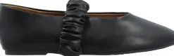 Bianco BIALUNA Scrunchie Ballet Flat Faux Leather Black Clearance