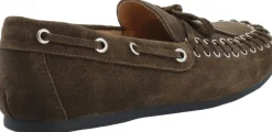 Bianco BIAMARLENE Moccassin Slipper Suede Brown Discount