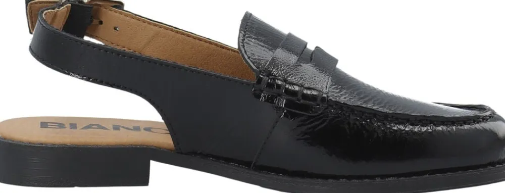 BIAPOP Slingback Loafer Nappalak>Bianco Outlet
