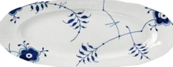 Royal Copenhagen Blå Mega Riflet 60 cm. fad