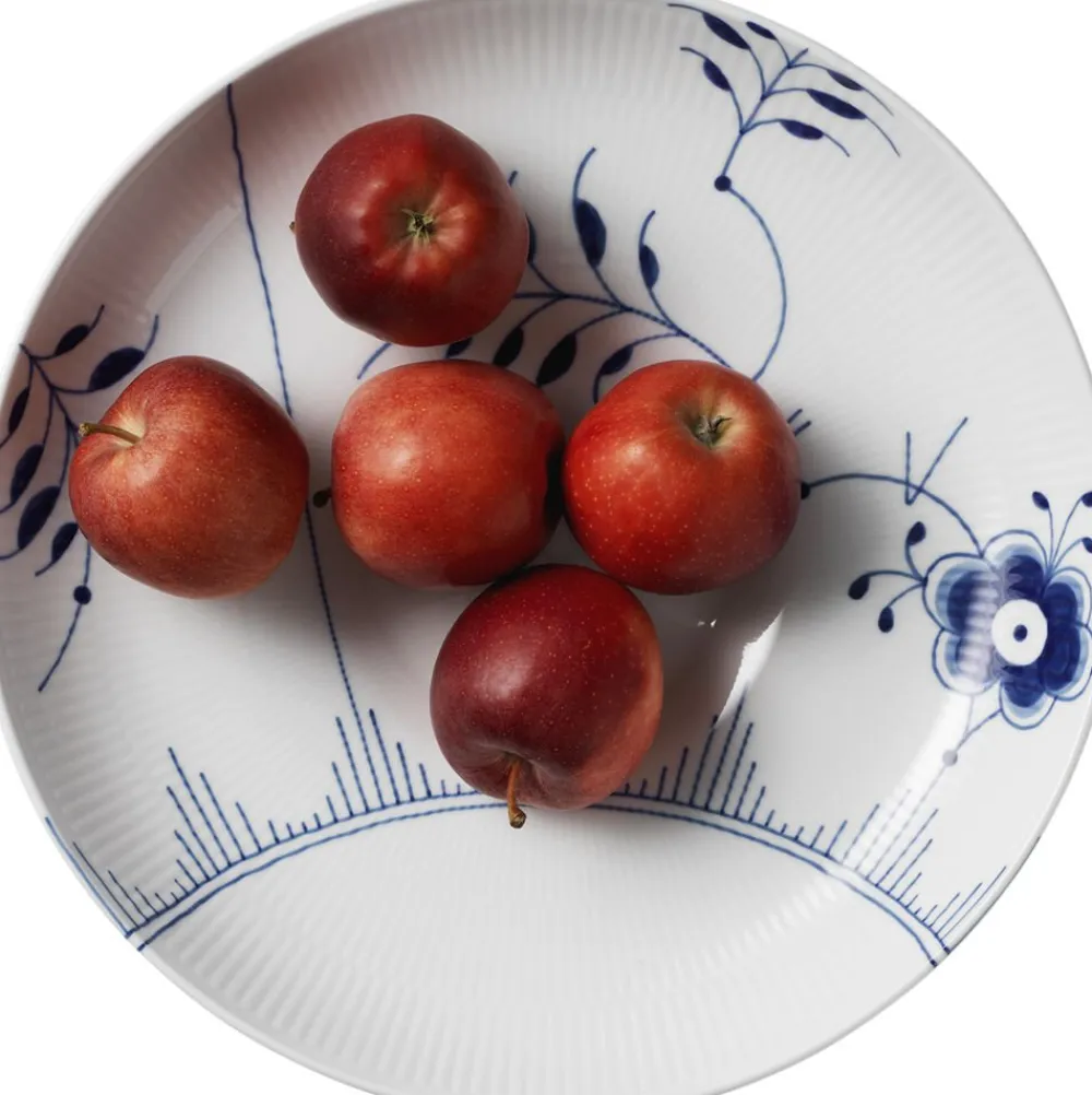 Royal Copenhagen Blå Mega Riflet 34 cm Fad