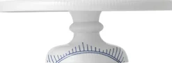 Blå Mega Riflet 29,5 cm Fad på fod><noscript><img width=