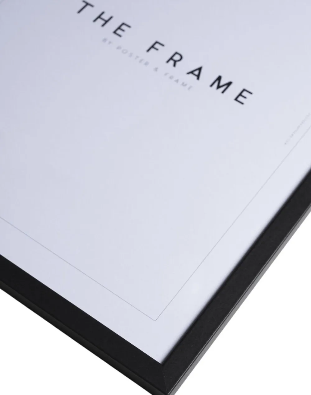 Poster & Frame Black wood