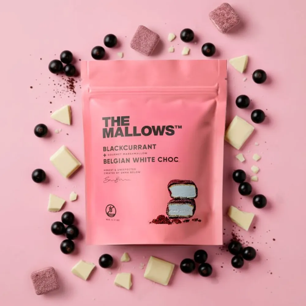 The Mallows Blackcurrant & White Chocolate