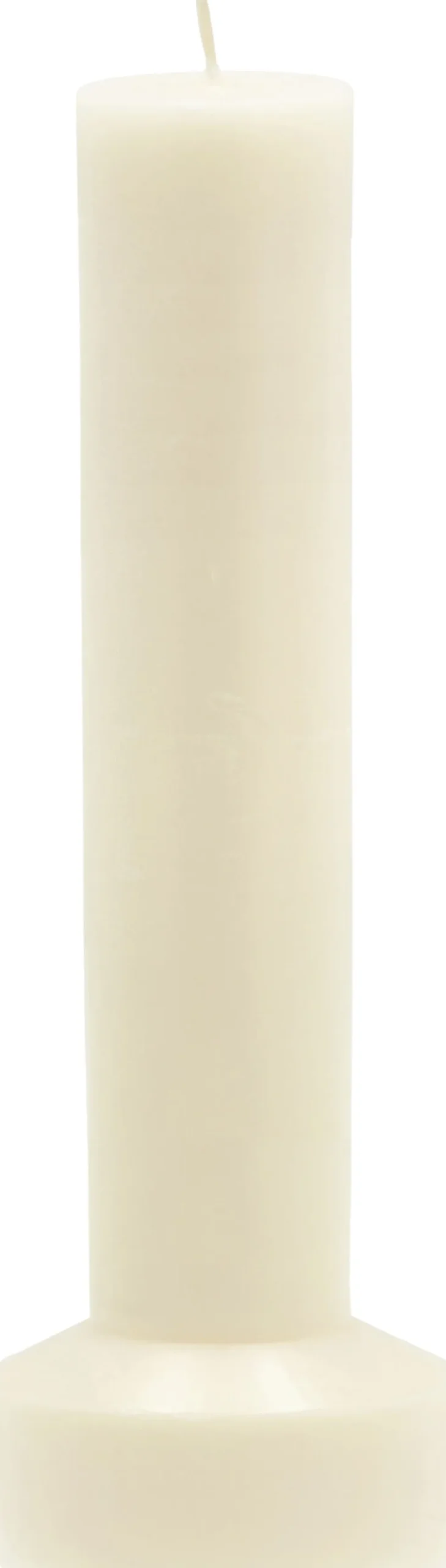 Bloklys Hvils D8 x 23 cm Cream Paraffin/Stearin>Villa Collection Outlet