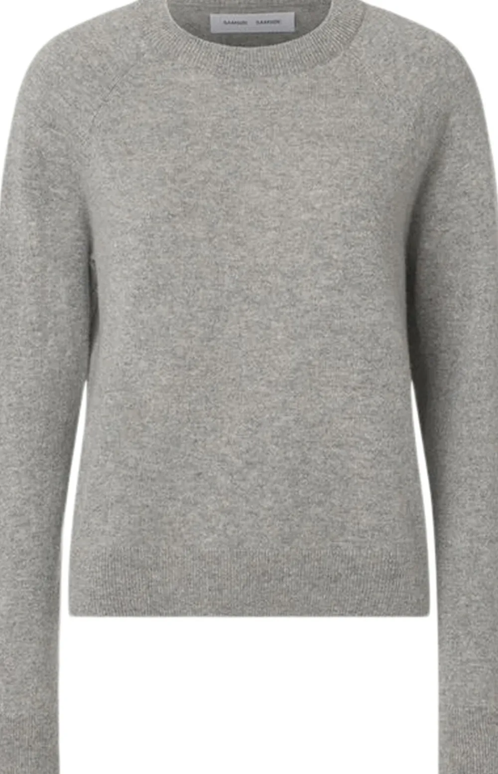 Samsøe Samsøe Boston o-neck 6304 Grey mel. Hot