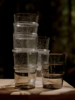 Boya Tall Glasses - Set of 2 - Clear with bubbles><noscript><img width=