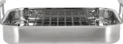 Pillivuyt Gourmet Bradepande m/rist Somme 32 x 26,5 x 5,5 cm Rustfrit stål Hot