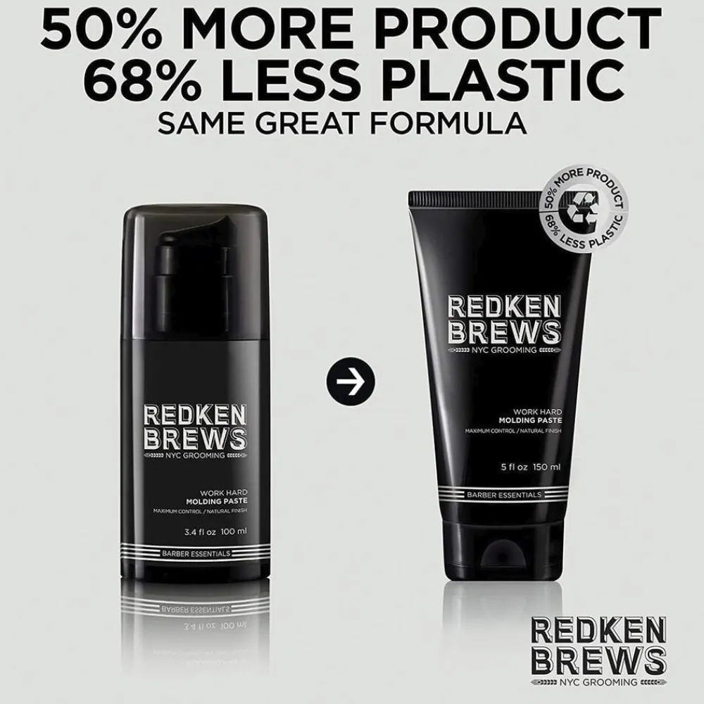 Brews Work Hard Molding Paste>Redken Online