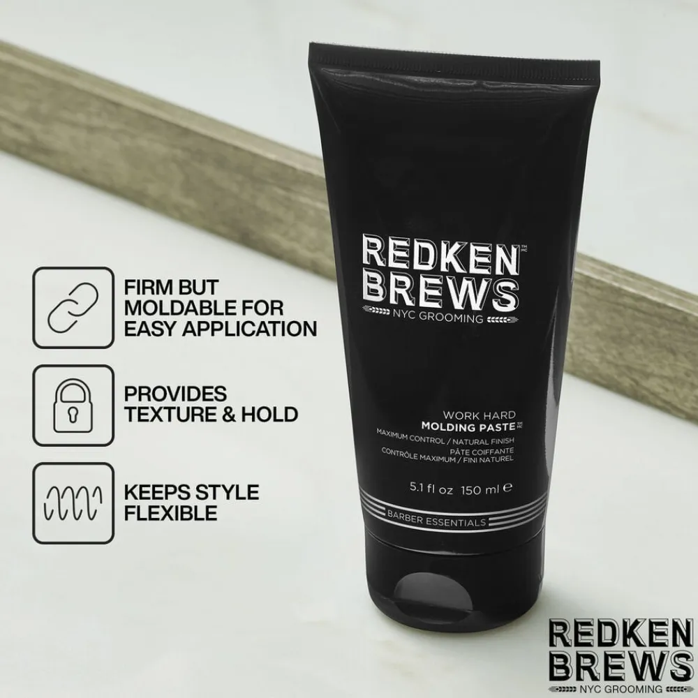 Brews Work Hard Molding Paste>Redken Online