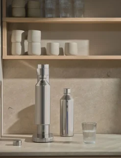 Stelton Brus flaske til kulsyremaskine 1.2 l. steel