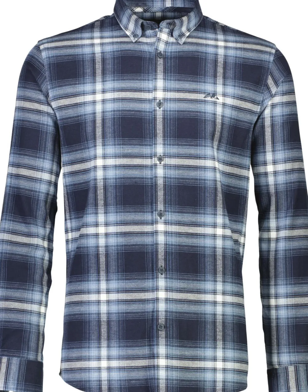 Brushed checked shirt L/S>Lindbergh Clearance