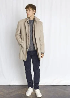 Bruun & Stengade BS Ontario Slim Fit Coat Light brown New