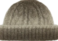 NN.07 Cable Hat 6656 Camel stripe Sale