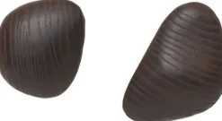 Ferm Living Cairn Hooks - Set of 2 - Dark Brown