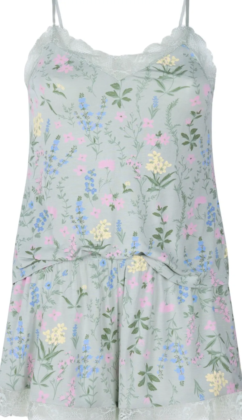 Hunkemöller Cami Short Pyjama Set Hkm green
