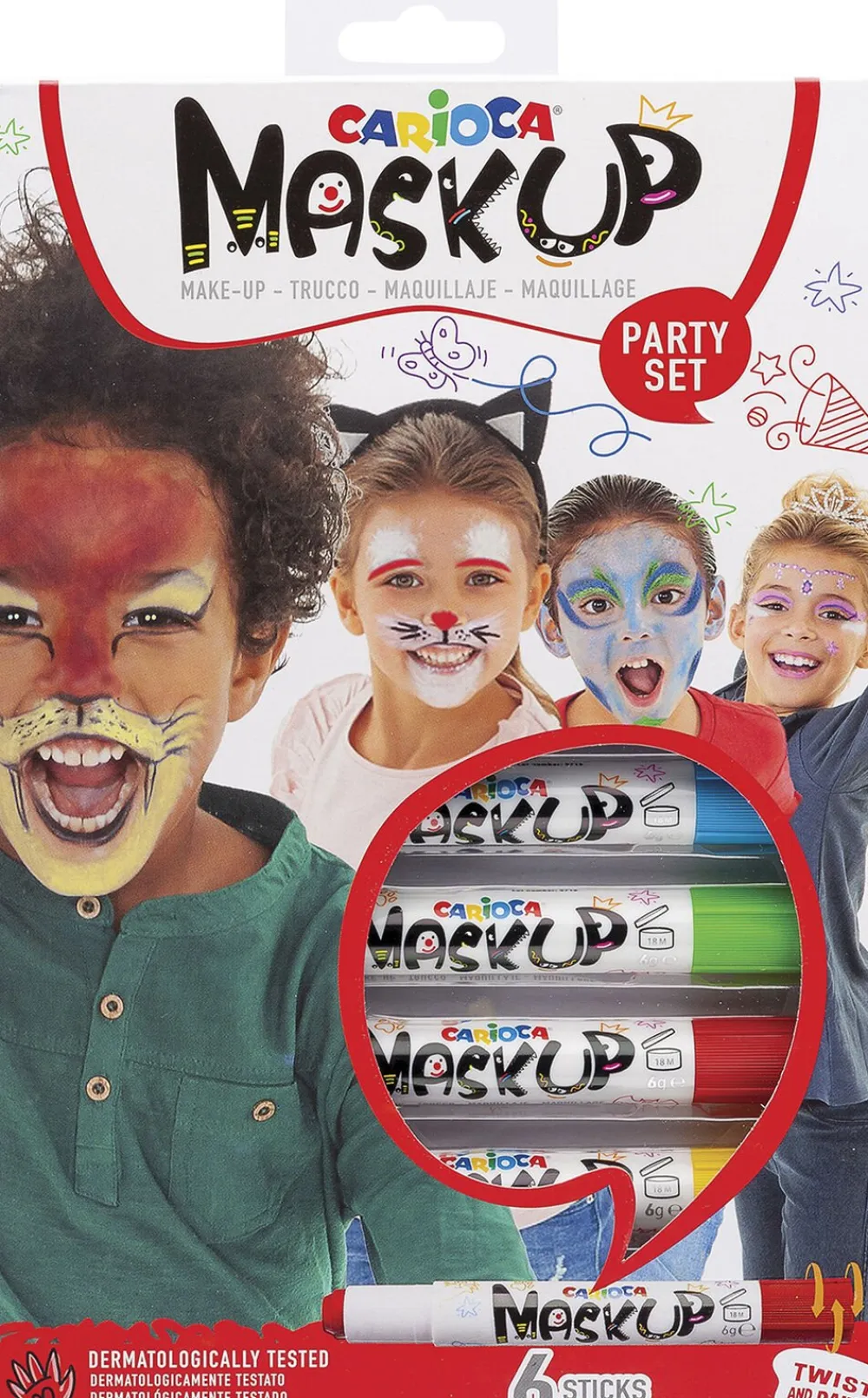 Børn CARIOCA 6xSTICK FACEPAINT