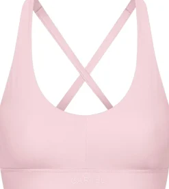 Cartel Copenhagen Cartel x Align by Blume cross-over sports top (brushed) - Blush Lyser&oslash;d Best